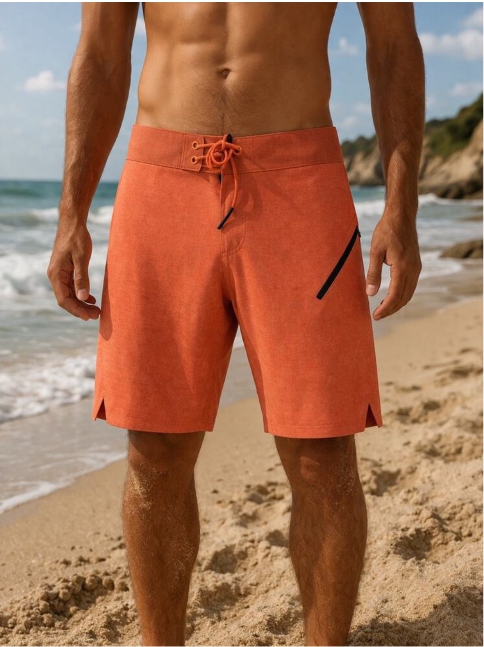 Lululemon Current State Swim Board Shorts Orange Size 38